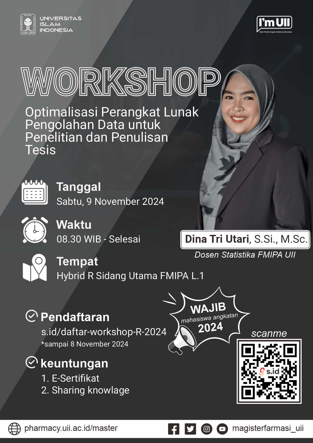 Workshop Penggunaan R dalam Penelitian