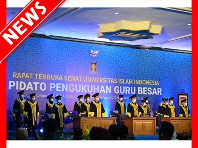 Tiga Guru Besar UII Sampaikan Pidato Pengukuhan