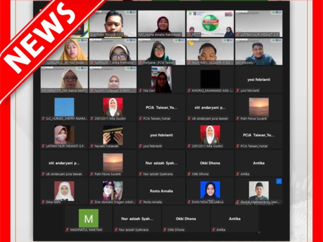Jurusan Farmasi UII dan PCI Aisyiyah Taiwan Berkolaborasi Gelar Webinar Vaksinasi