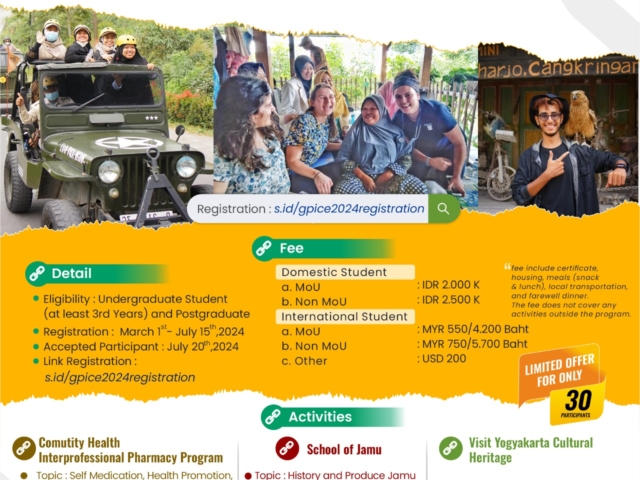 GLOBAL PHARMACY & INDONESIA CULTURAL ENGAGEMENT (GPICE) 2024